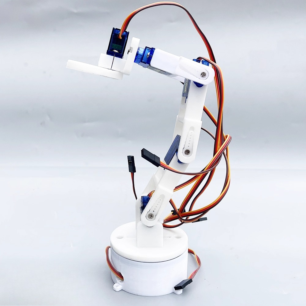 3D Printing Robot Arm - 3Dプリントされた白い6軸ロボットアームDIYロボットアセンブリ（Arduino、PS2用）