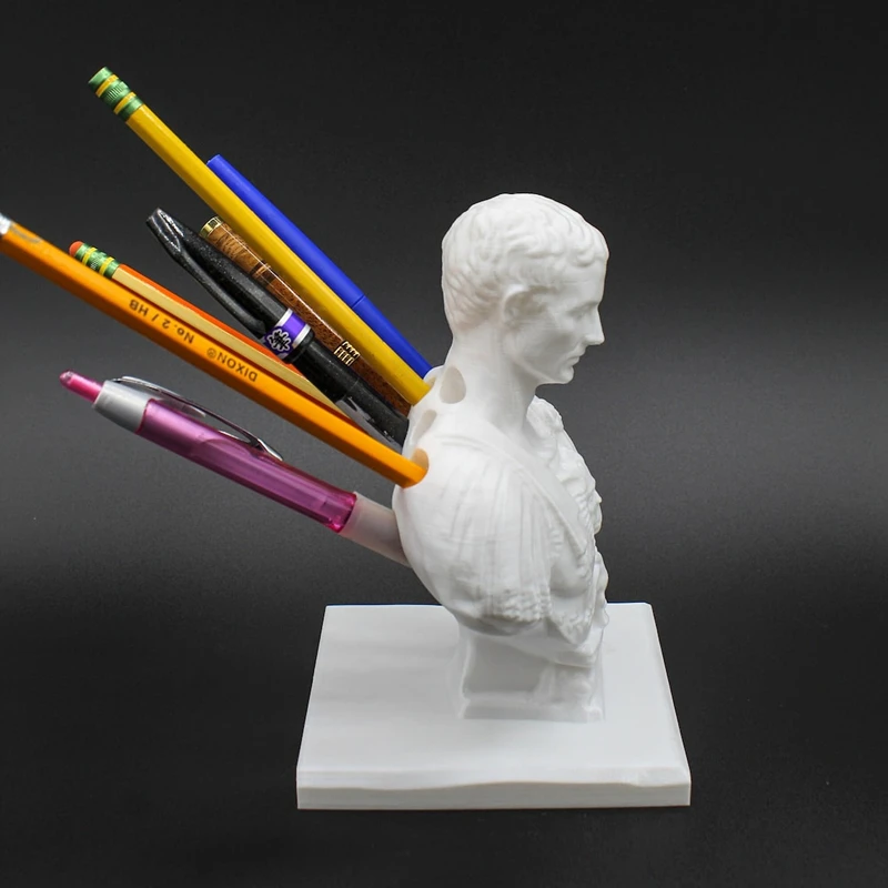 3D Printing Grip - 家やオフィス用の3Dプリンター付きシーザータトゥーホルダー,収納ボックス付き,ペンホルダー,文房具ギフト,教師用