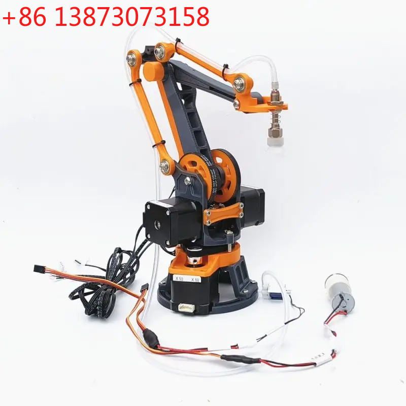 3D Printing Robot Arm - 4軸ステッピングロボットアーム高精度3Dプリントアーム Arduino CNCドライバー対応 ロボットDIYキット 吸盤付き プログラム可能なロボット