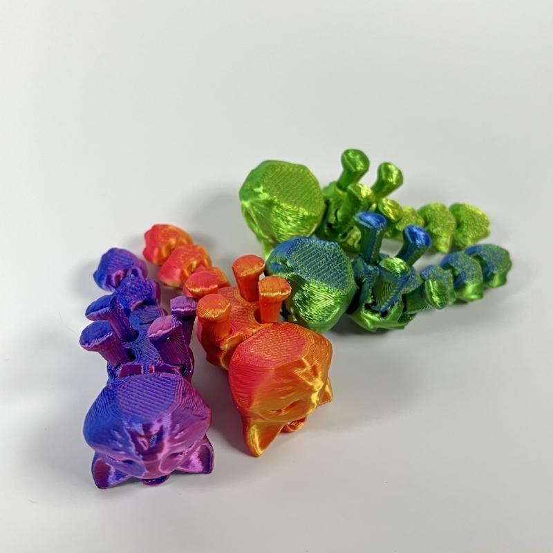3D Printing Link - 31BF 3D プリント猫キーリング軽量で丈夫なキーペンダント、可動機能付き