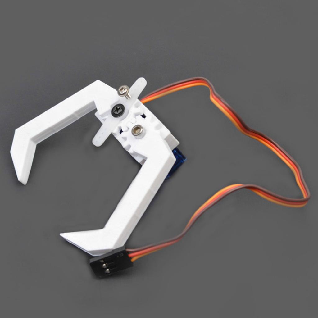 3D Printing Robot Arm - 金属製メカニカルロボットクランプアームキット、マイクロ9Gサーボ付き3Dプリントグリッパー、DIYメーカー向け