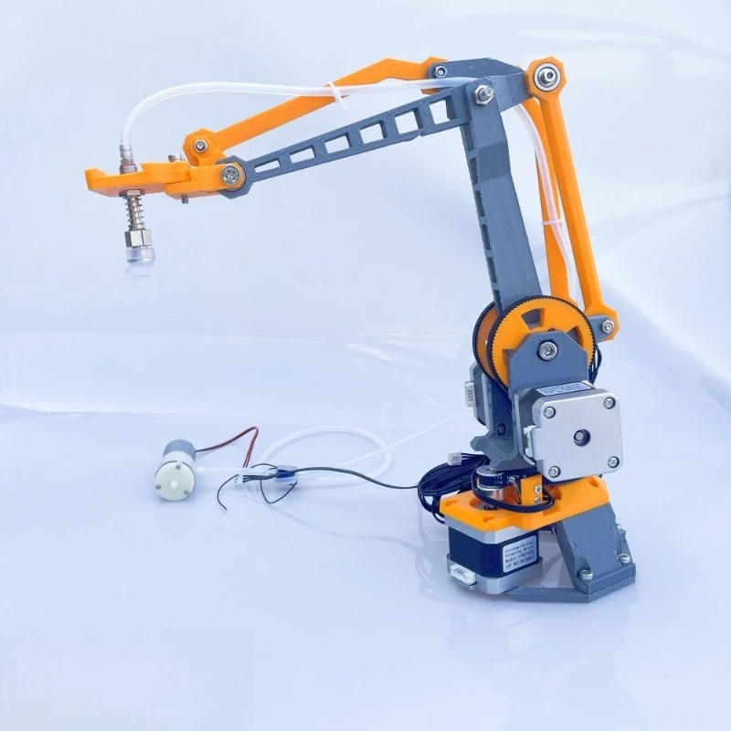 3D Printing Robot Arm - 3Dプリントされたエアポンプステッピングモーターロボットアーム