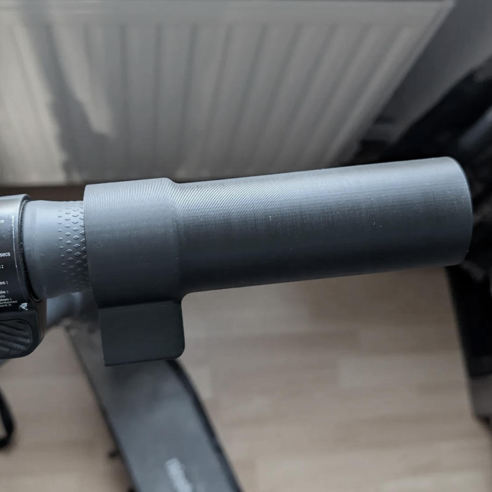 3D Printing Grip - 電動自転車・スクーター用、ツイストグリップ式スロットルハンドル。快適なグリップ感と滑り止め加工を施した、テクスチャード加工のツイストコントローラー。トレイルバイクや街乗りに最適。