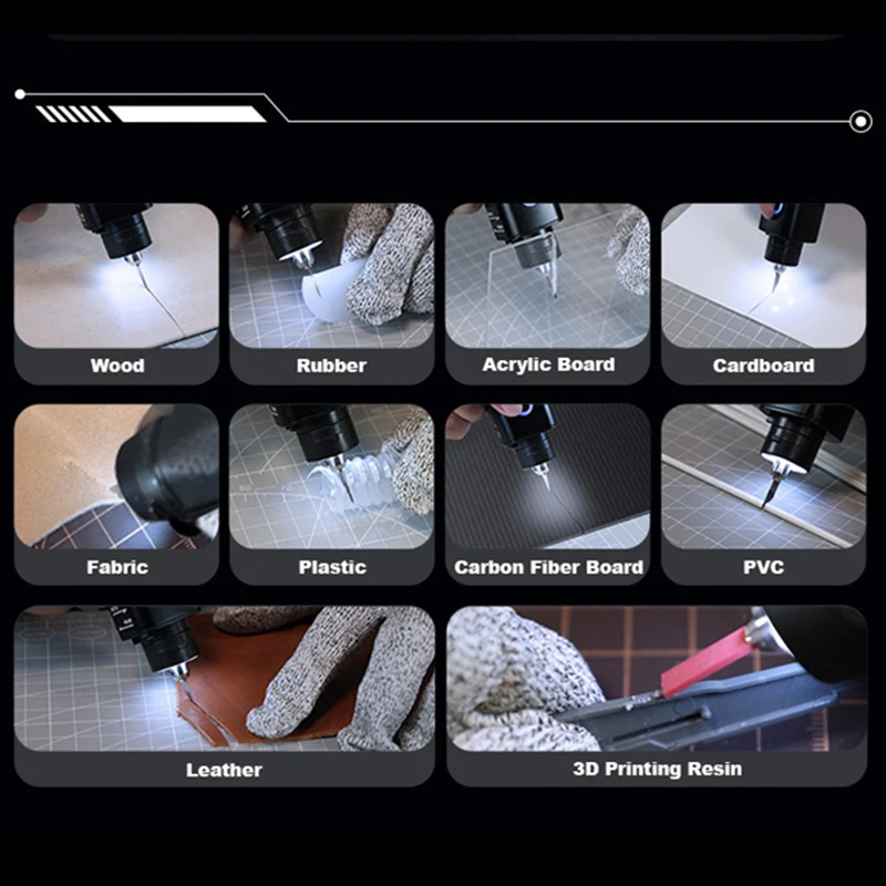 Jakemy JM-Y10 プロ超音波切断ナイフ OLED  - 3D Printing Grinder のレビューと価格