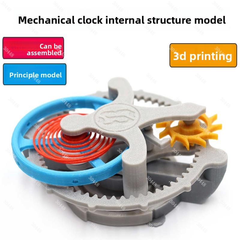 機械式時計内部構造模型 - トゥールビヨン動作原理 3Dプリ - 3D Printing Watch のレビューと価格