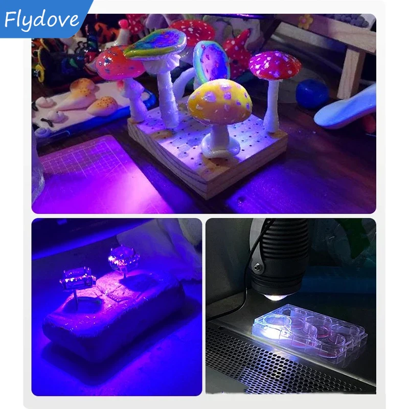 UV 硬化ランプハンドポイントスポットライト 365nm 3 - Glue For 3D Printing のレビューと価格