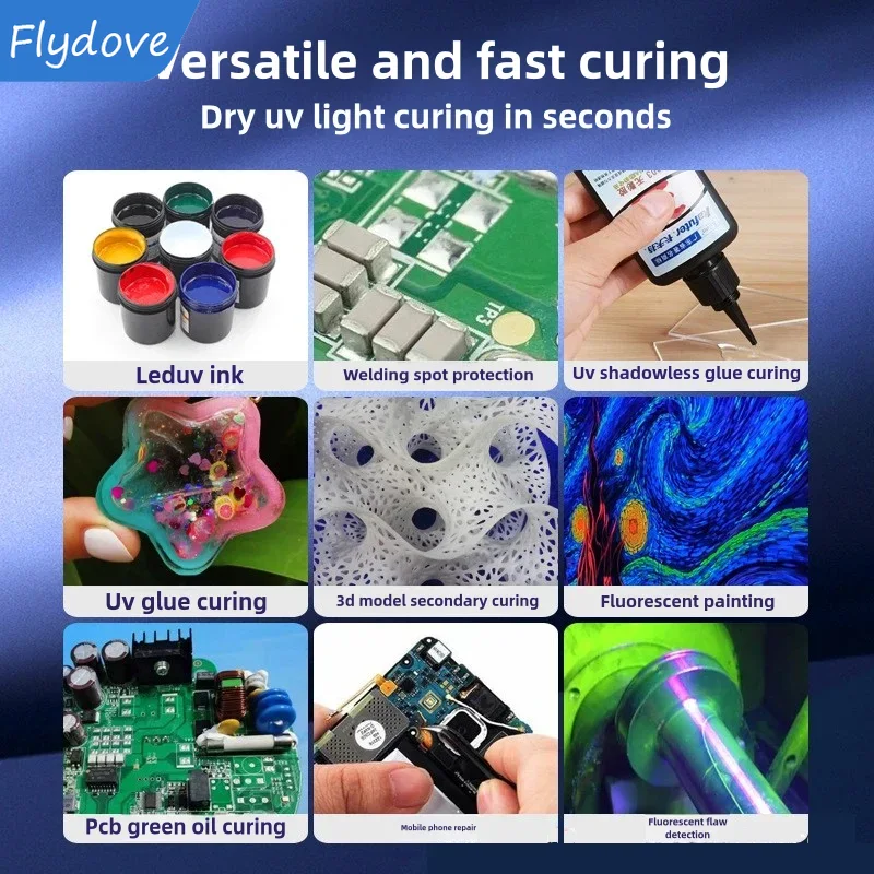UV 硬化ランプハンドポイントスポットライト 365nm 3 - Glue For 3D Printing のレビューと価格