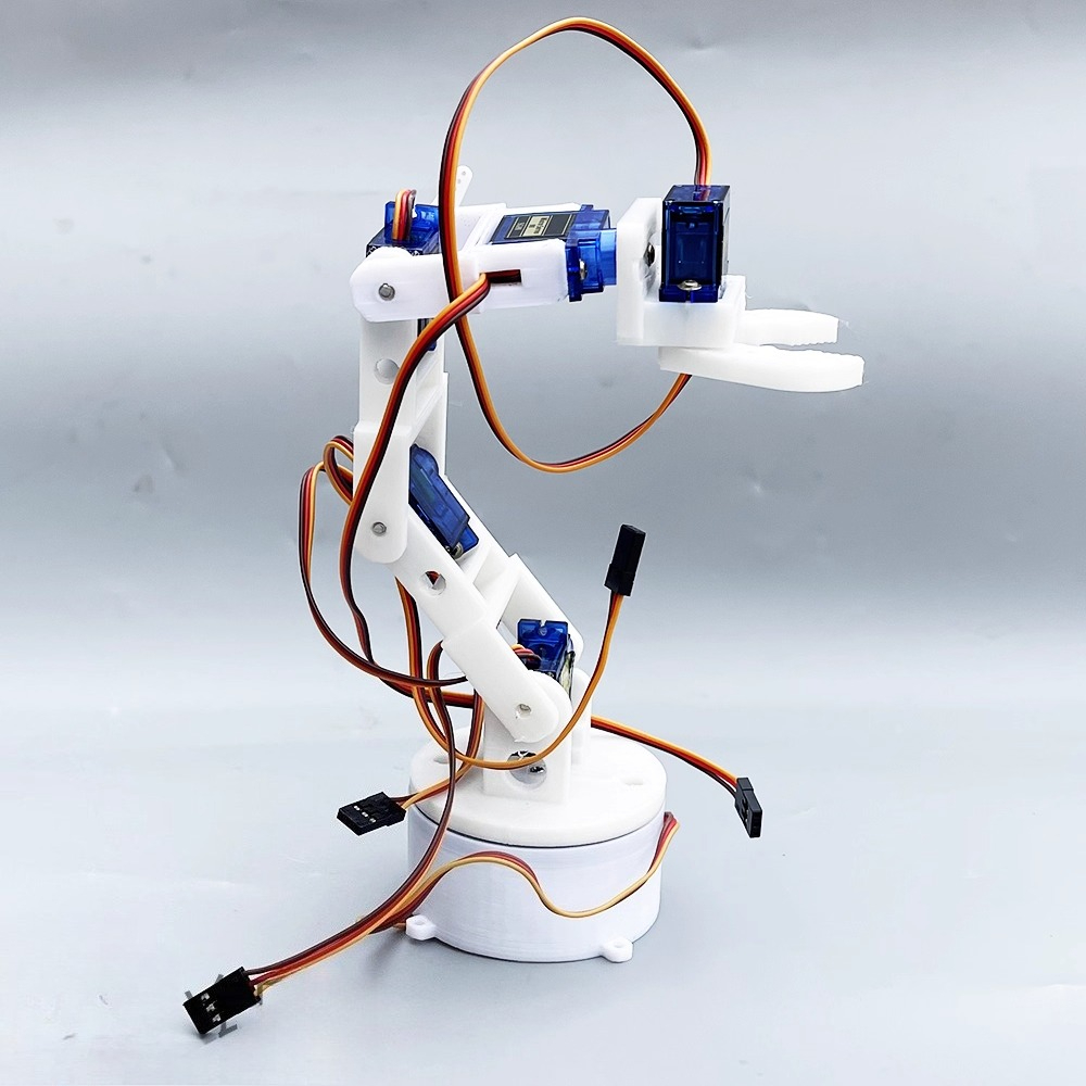 3Dプリントされた白い6軸ロボットアームDIYロボットアセン - 3D Printing Robot Arm のレビューと価格