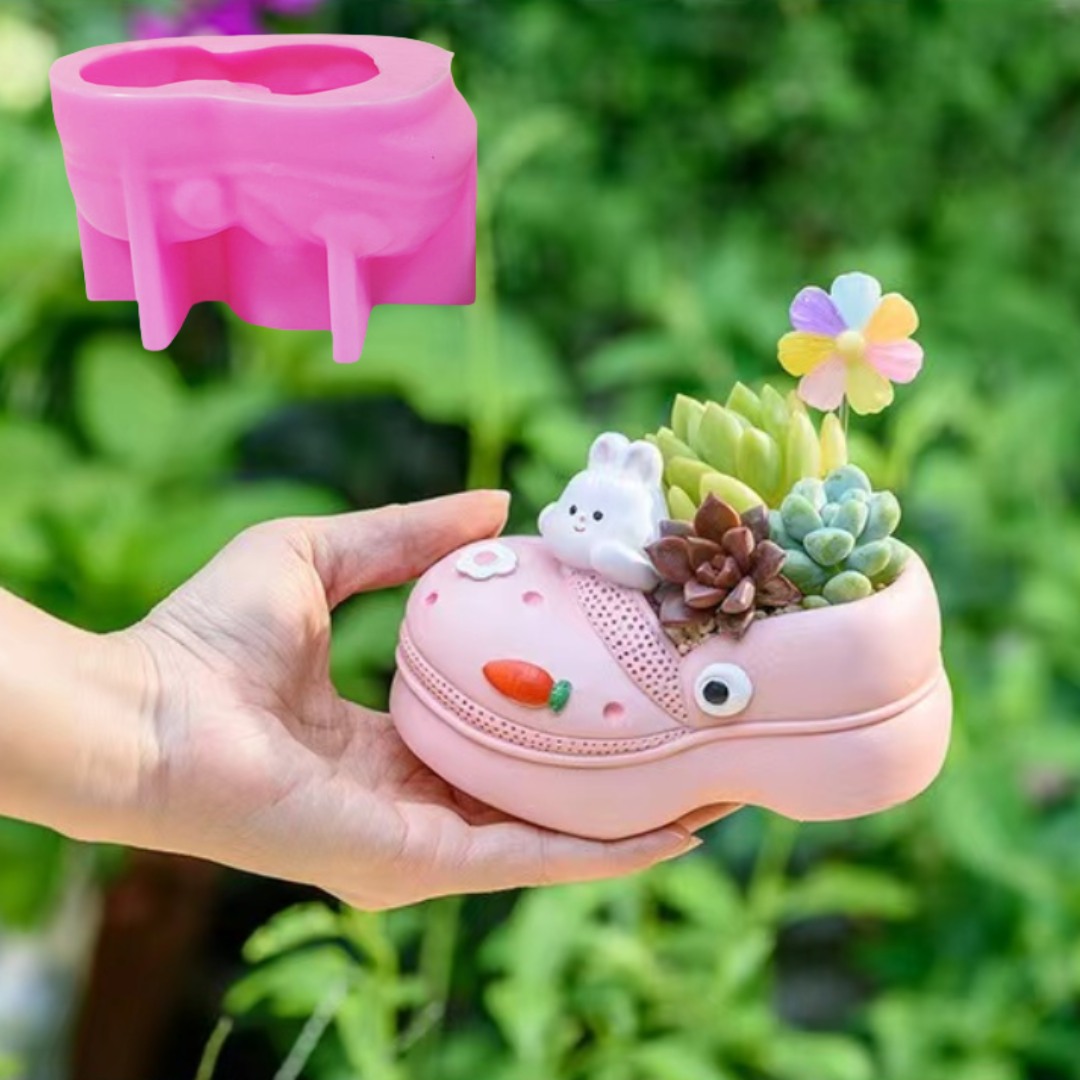 多肉植物、植木鉢、樹脂シリコンモールド、穴靴、サンダル、収納 - 3D Printing Concrete のレビューと価格