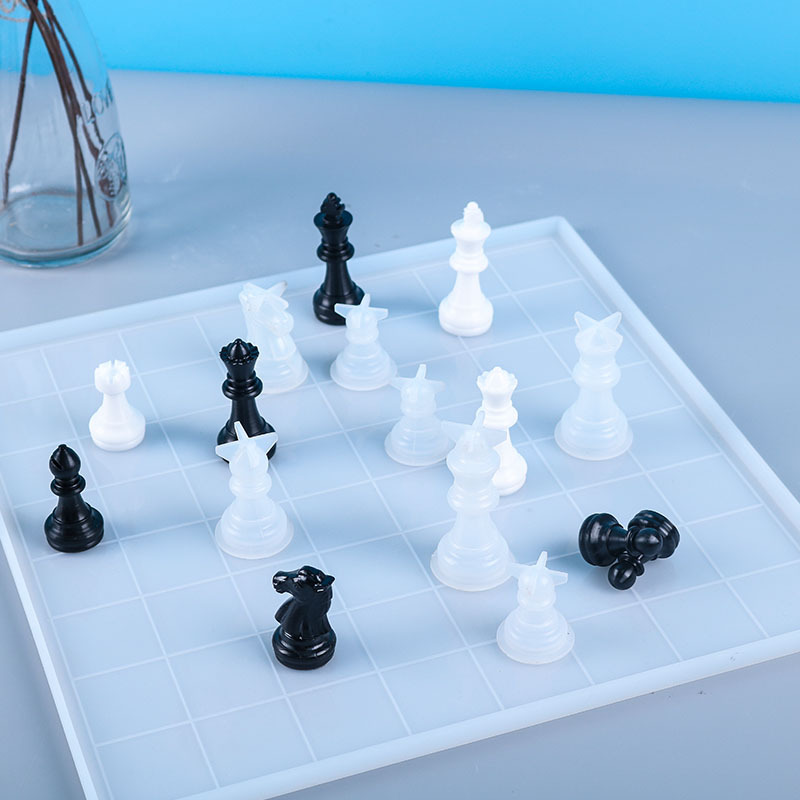チェス,クリスタル,エポキシ樹脂,3D,チェス,ドリルボード - 3D Printing Chess のレビューと価格