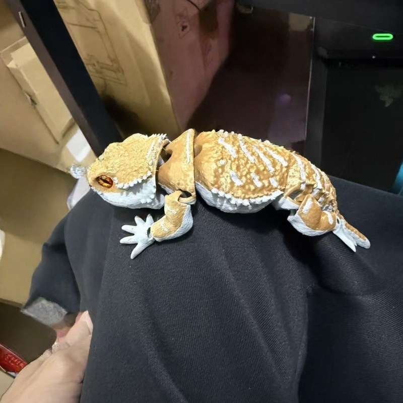 3D プリントクリエイティブワニトカゲ爬虫類モデルデスクトッ - 3D Printing Lizard のレビューと価格