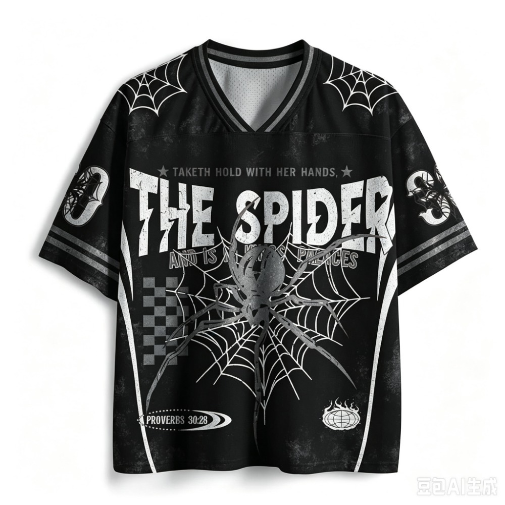 スパイダーウェブ3DプリントメンズTシャツ Vネック アメリ - 3D Printing Web のレビューと価格
