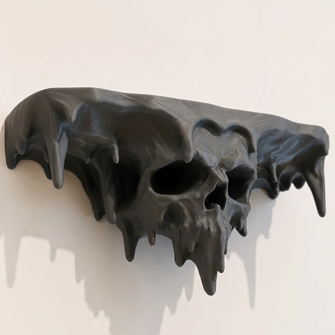 新しい3Dプリント製メルティングスカルフローティングシェルフ - 3D Printing Examples のレビューと価格