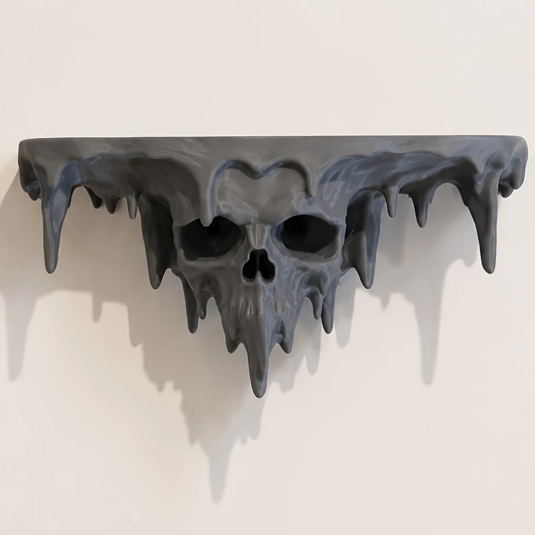新しい3Dプリント製メルティングスカルフローティングシェルフ - 3D Printing Examples のレビューと価格