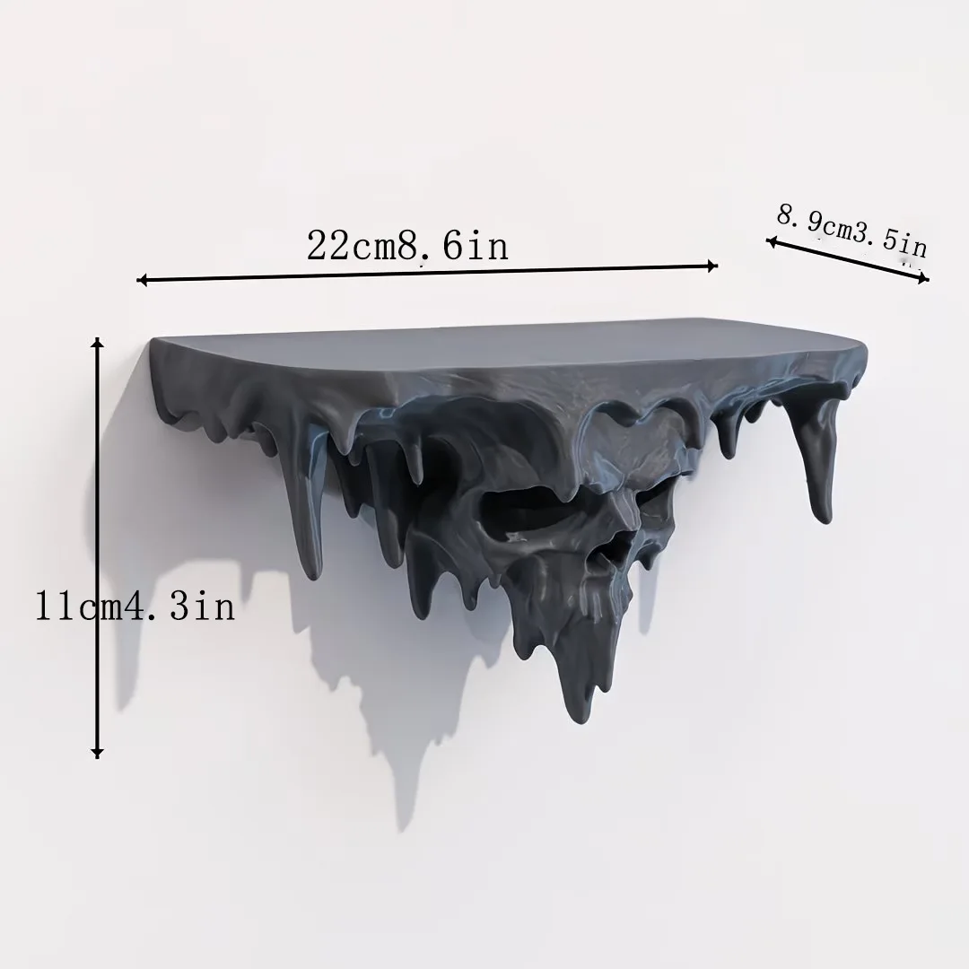 新しい3Dプリント製メルティングスカルフローティングシェルフ - 3D Printing Examples のレビューと価格