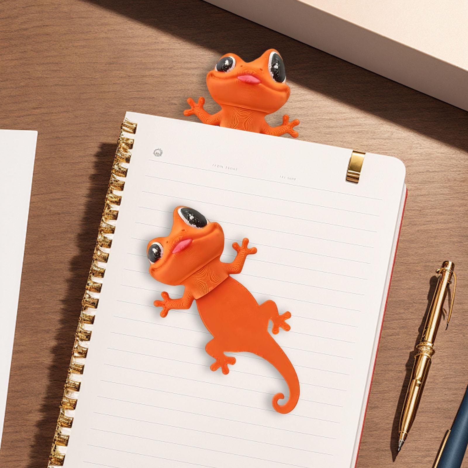 子供向け楽しいブックマーク 3Dプリントヤモリページマーカー - 3D Printing Journal のレビューと価格
