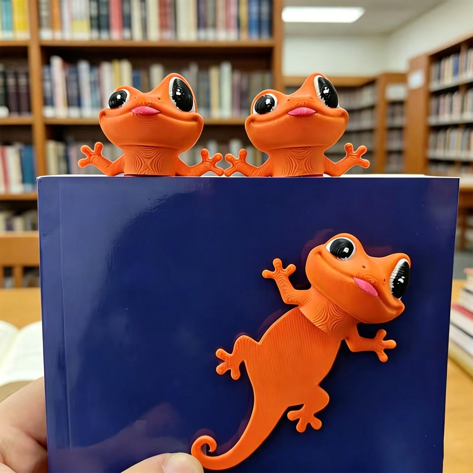 子供向け楽しいブックマーク 3Dプリントヤモリページマーカー - 3D Printing Journal のレビューと価格