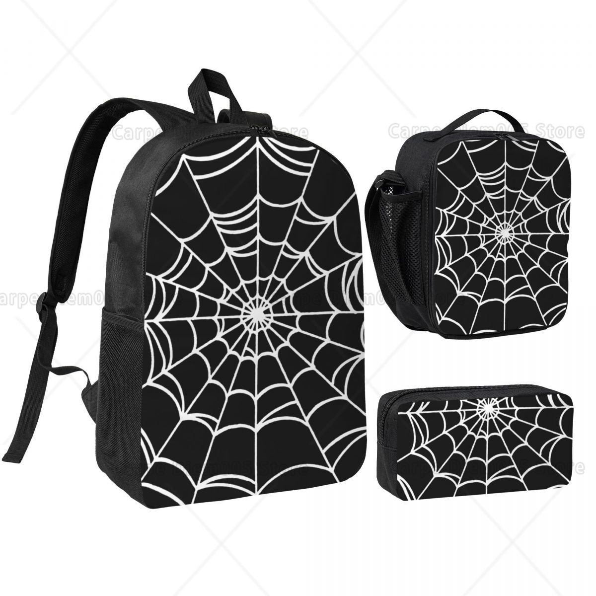 ブラック ウェブ スパイダー プリント バックパック セット - 3D Printing Web のレビューと価格