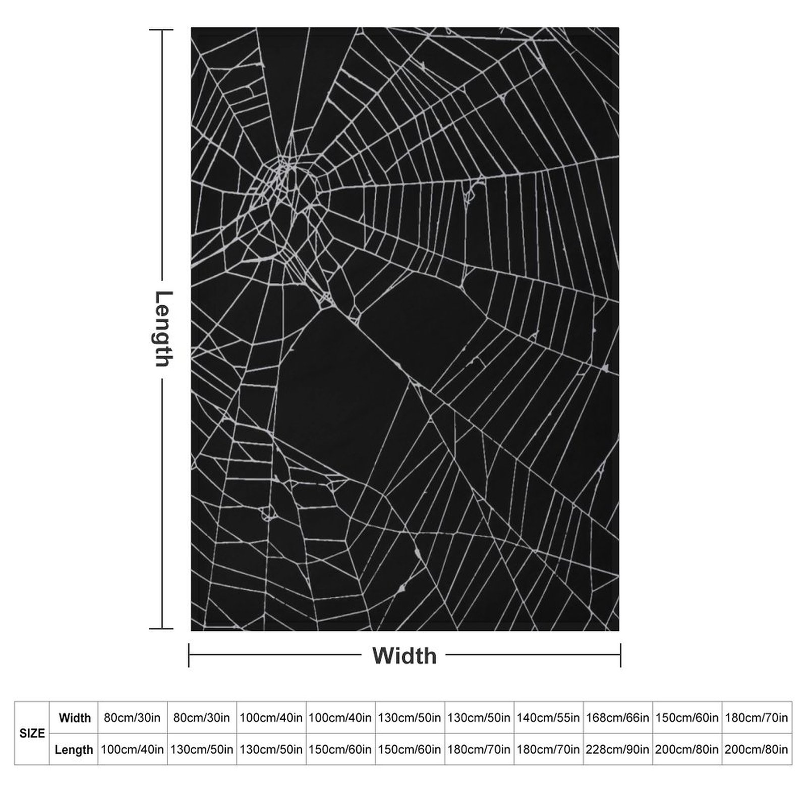 スパイダーウェブ ウェブスローブランケット、毛足の長いブラン - 3D Printing Web のレビューと価格