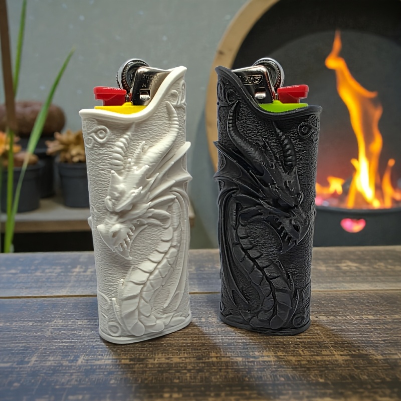 ゴシックエンボスドラゴンライターケース 3D プリントレリー - 3D Printing Examples のレビューと価格