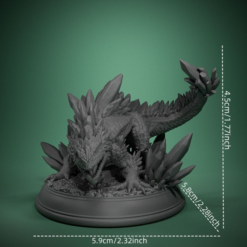 クリスタルトカゲボードゲームチェスの駒モデル装飾品 3D プ - 3D Printing Chess のレビューと価格