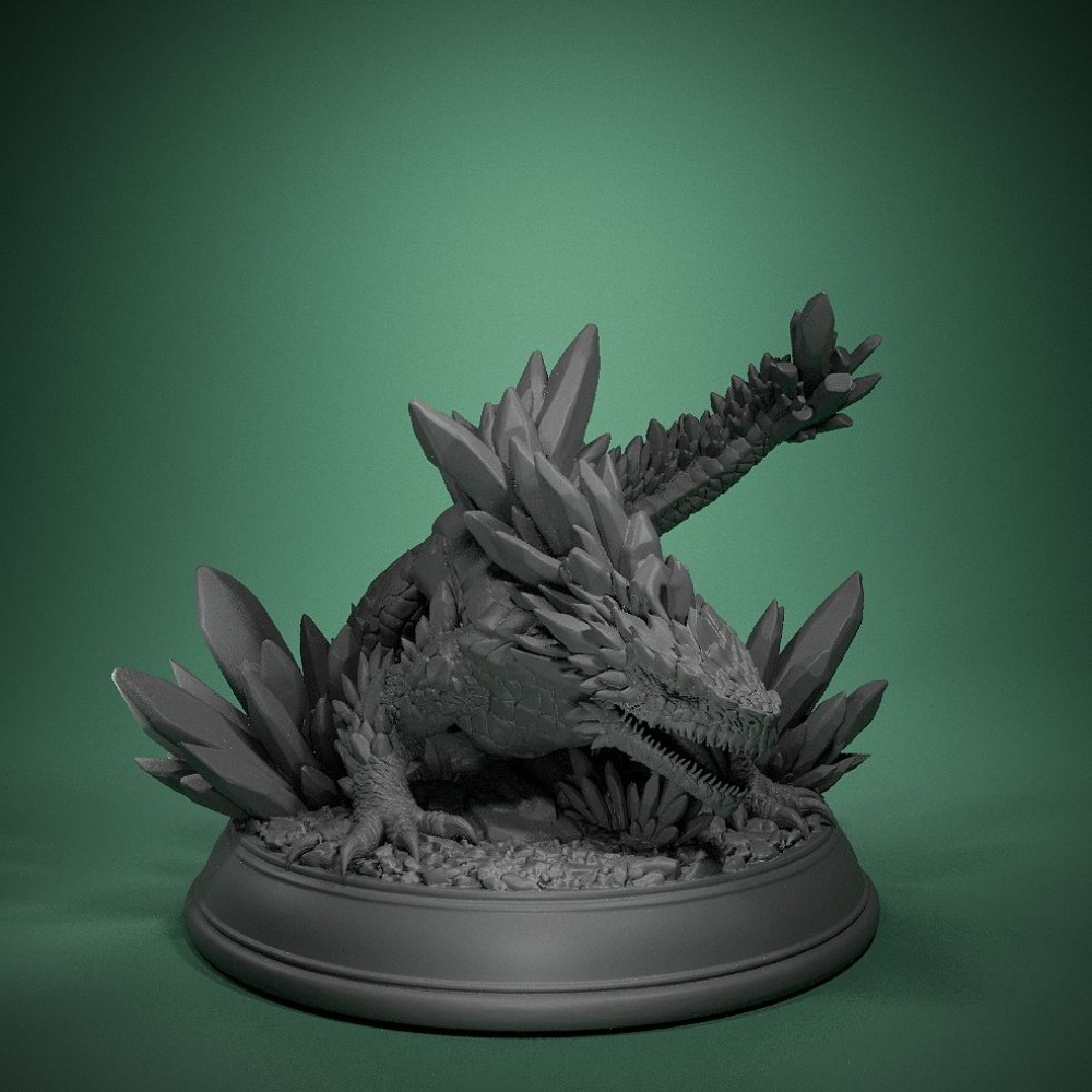 クリスタルトカゲボードゲームチェスの駒モデル装飾品 3D プ - 3D Printing Chess のレビューと価格