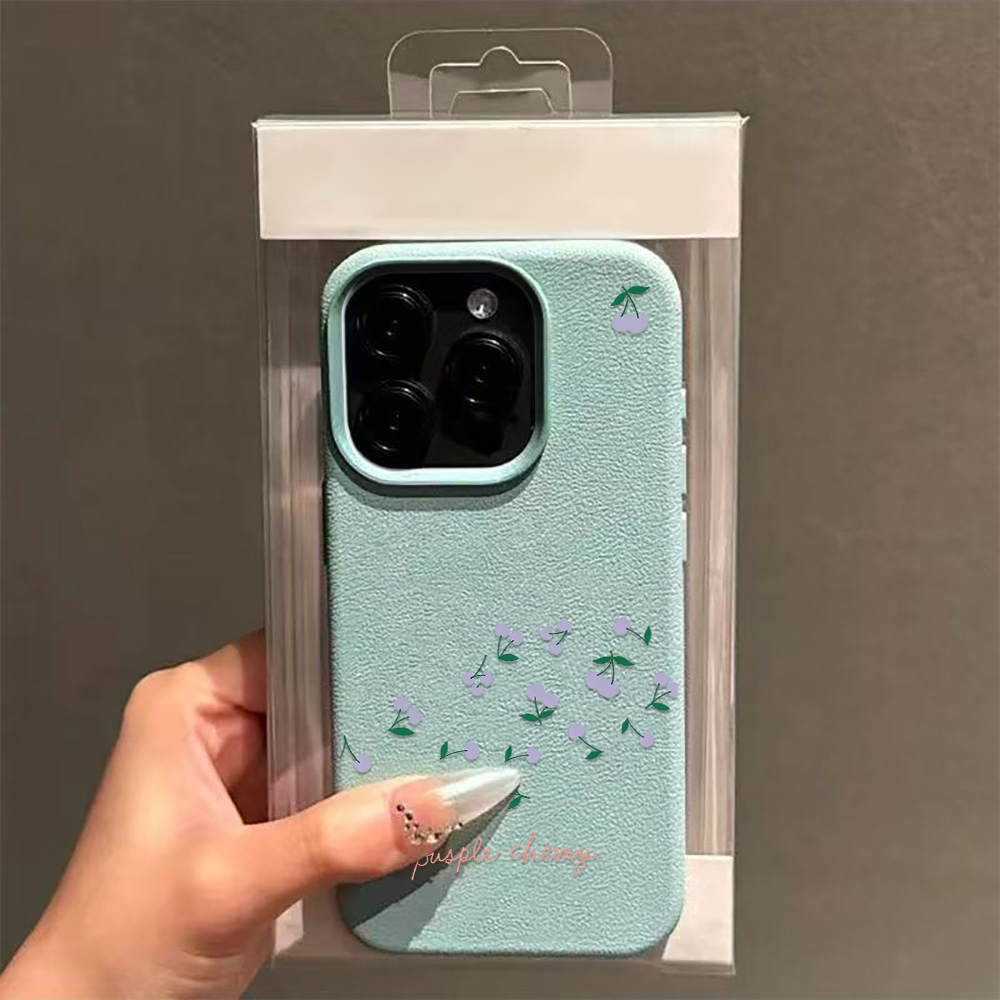 紫色の小さな花柄のプリントが施された、美しいiPhone用ケ - 3D Printing Quote のレビューと価格