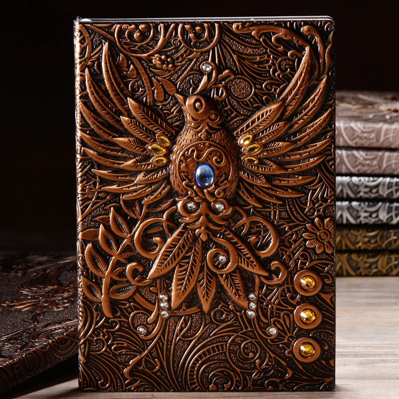 3D エンボス加工ノートブック A5 動物ノートブック ファ - 3D Printing Journal のレビューと価格