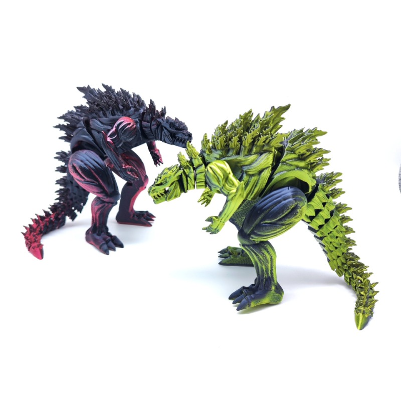 3D 印刷筋肉恐竜アクションフィギュアミニおもちゃモンスター - 3D Printing Examples のレビューと価格