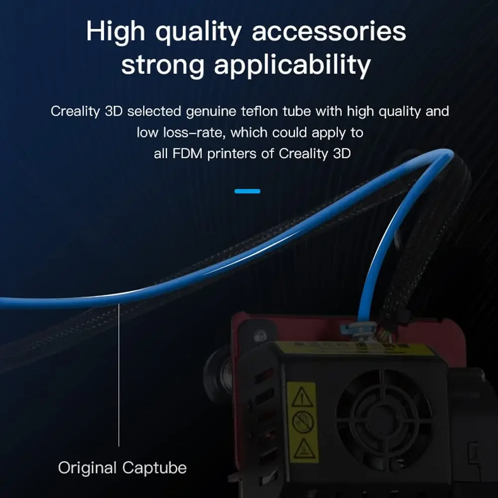 CREALITY カプリコーンボーデン用 PTFE チューブ - 3D Printing Creality のレビューと価格