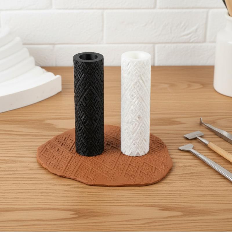 3Dプリントされた伝統的な模様のテクスチャーローラー、軽量ア - 3D Printing Journal のレビューと価格