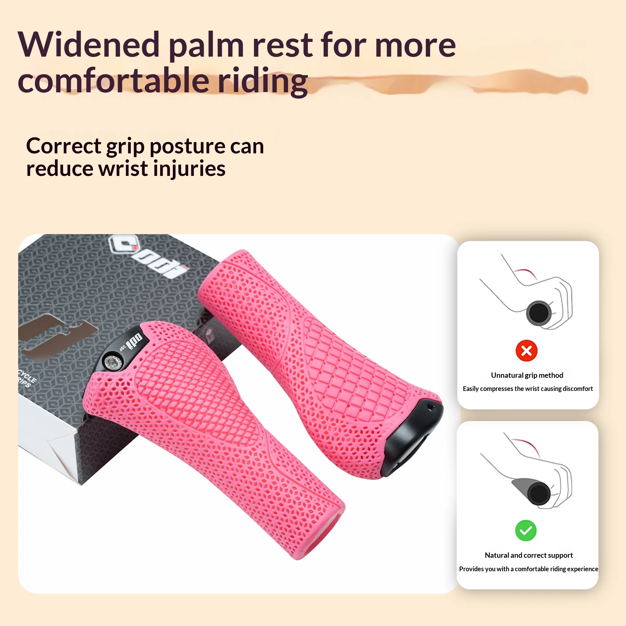 ODI OC2 3Dプリント製電動自転車用ハンドルグリップ。 - 3D Printing Grip のレビューと価格