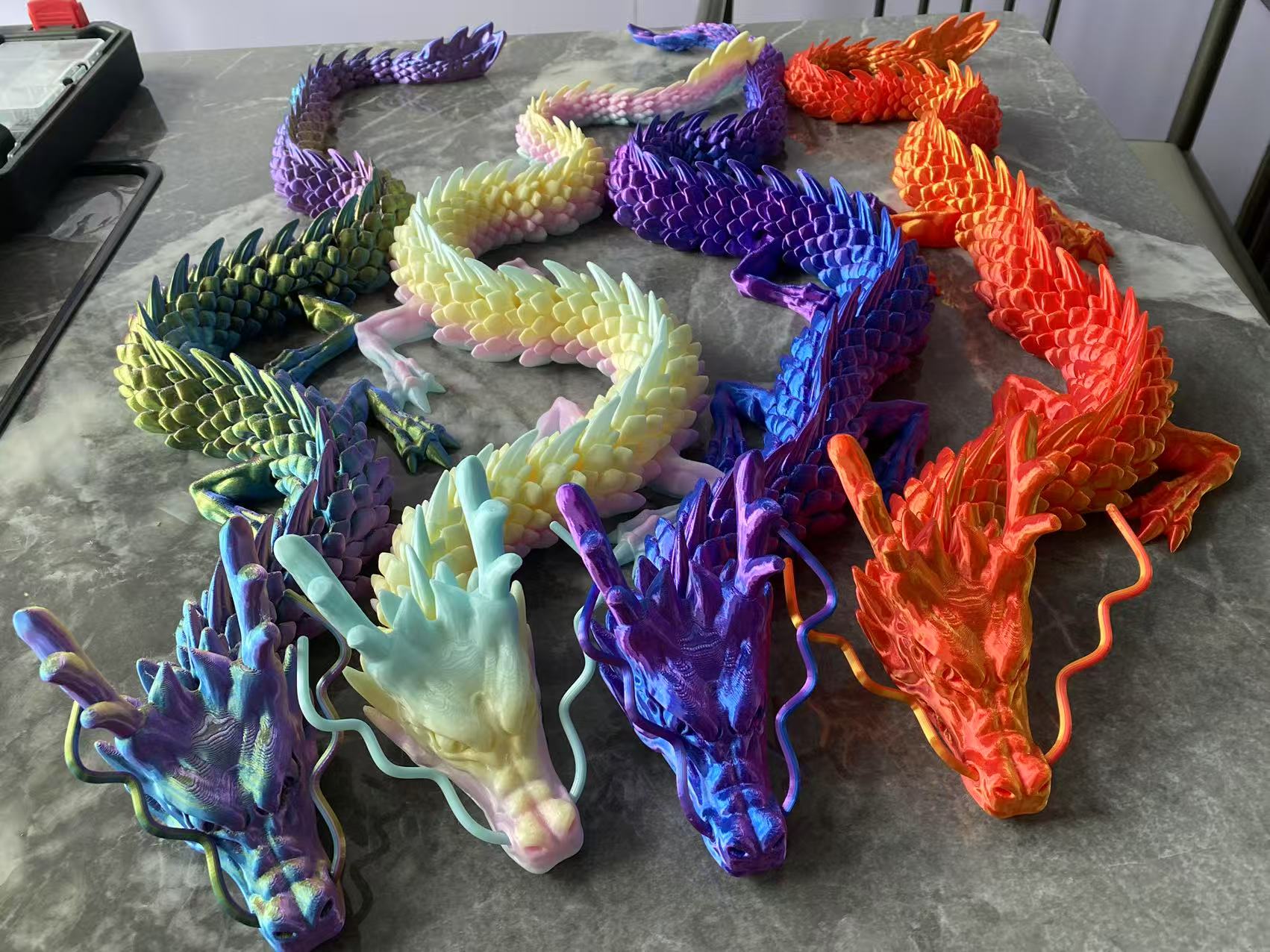 60 センチメートル 3D 印刷ドラゴンおもちゃ中国ドラゴン - 3D Printing Lizard のレビューと価格