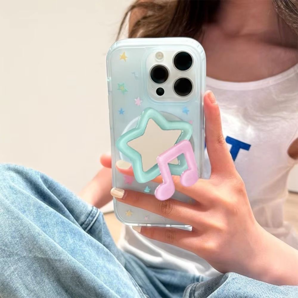 韓国風のかわいい3D星型メイクアップミラー。MagSafe対 - 3D Printing Grip のレビューと価格
