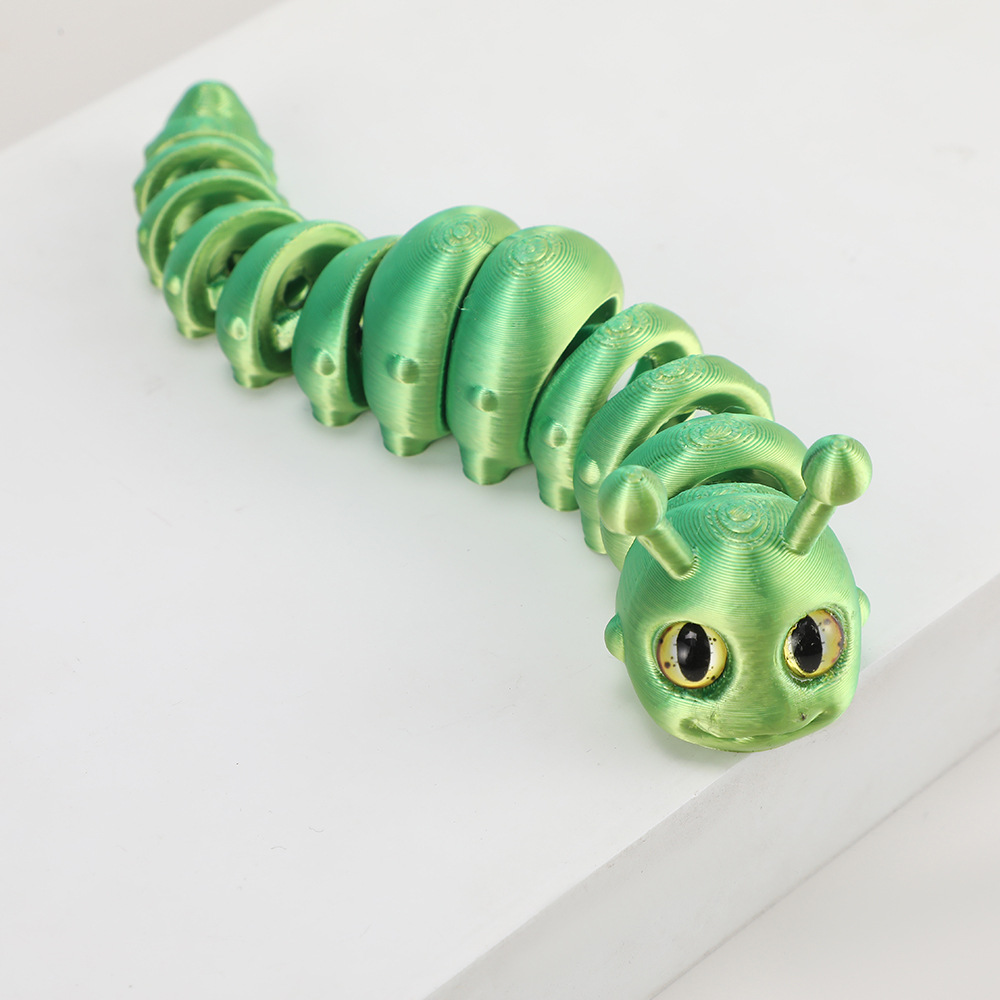 新しい 3D プリントキャタピラーおもちゃ完全に関節関節かわ - 3D Printing Lizard のレビューと価格