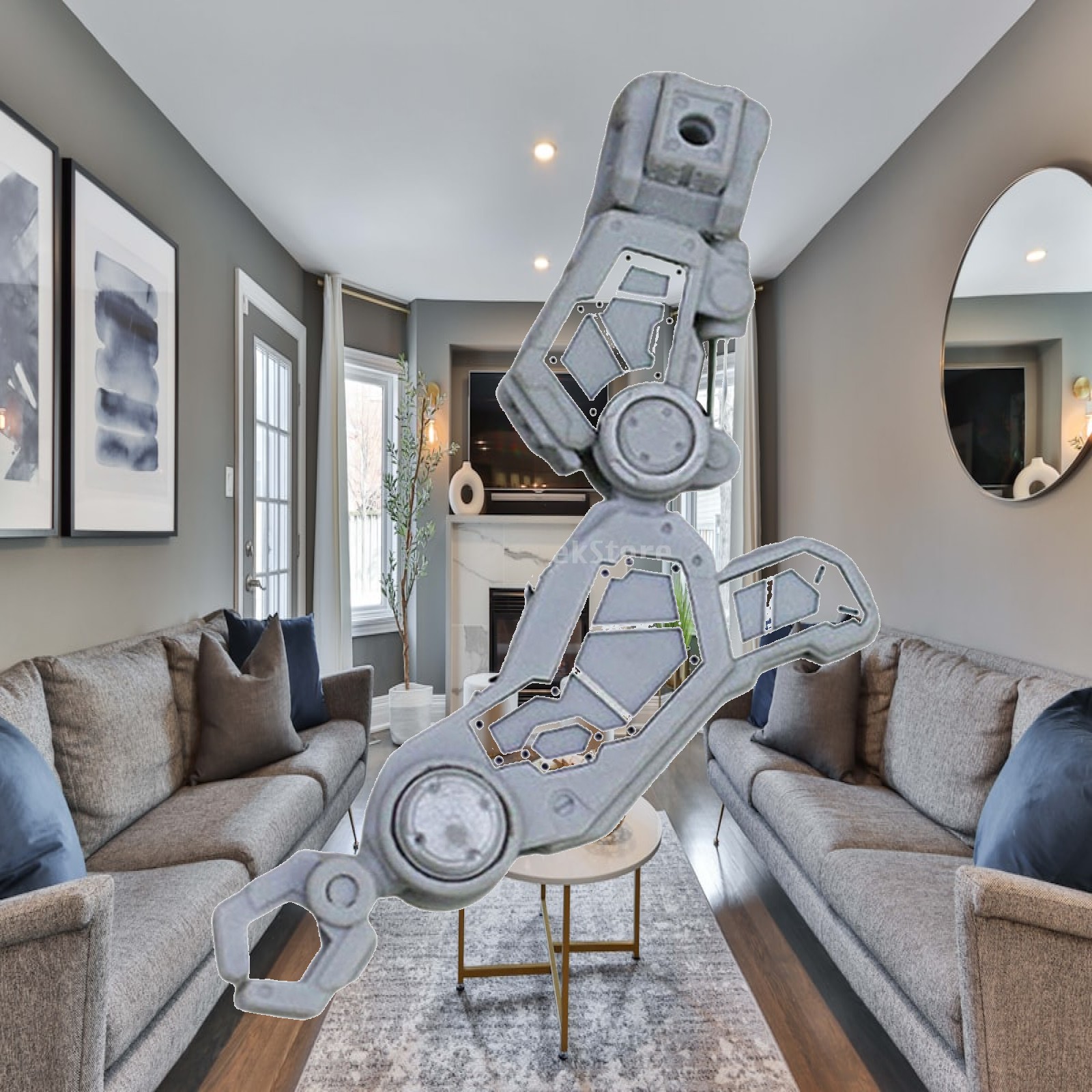ワイヤレスハンドルモデルアームセット SF風 便利で頑丈 実 - 3D Printing Robot Arm のレビューと価格