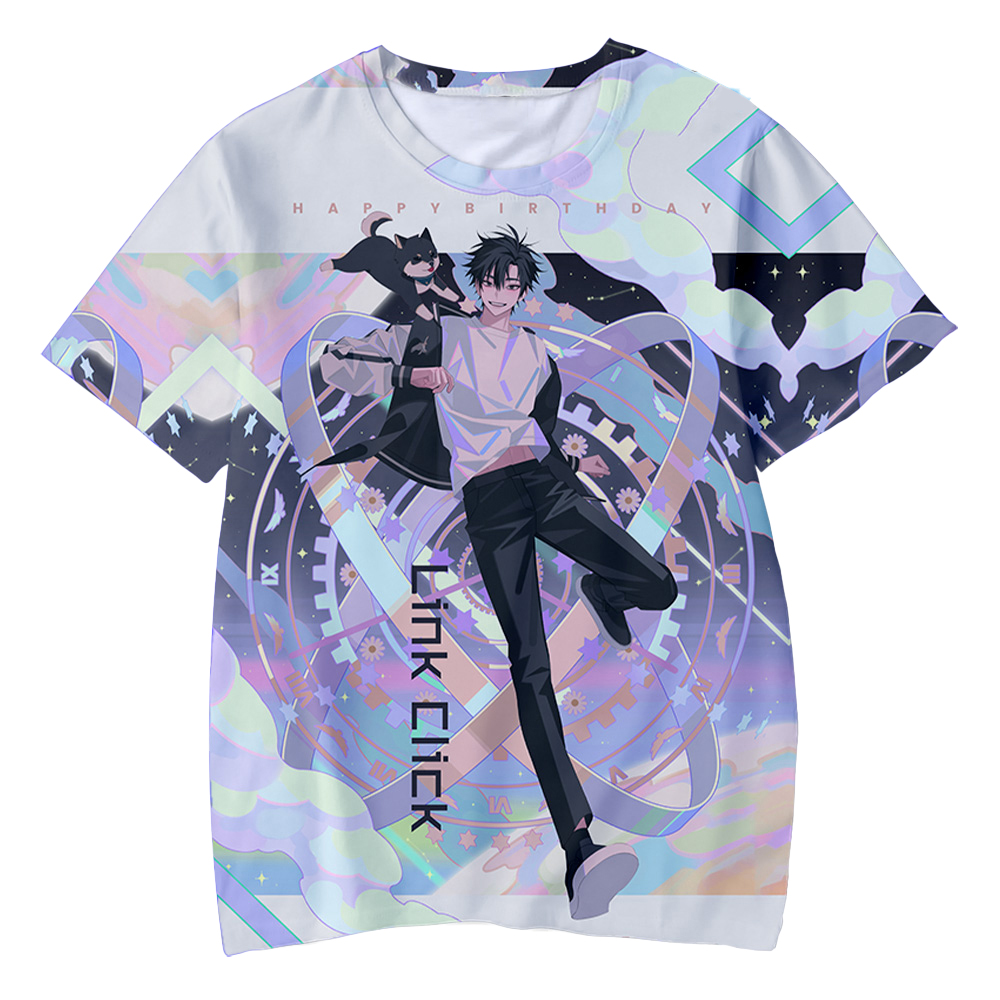 新しいアニメリンククリック 3D プリント男性 Tシャツファ - 3D Printing Link のレビューと価格