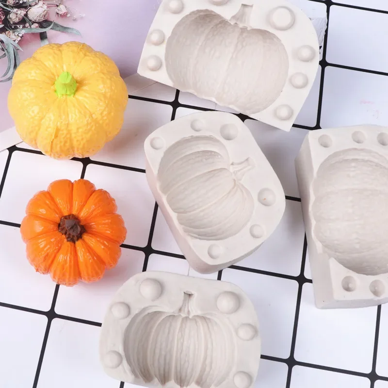 新しいカボチャの形 DIY キャンドル型滴下接着剤石膏装飾品 - 3D Printing Concrete のレビューと価格