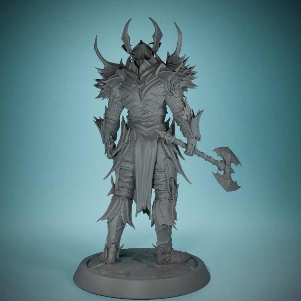 翼なし悪魔騎士 3D プリントモデル置物ボードゲーム戦争チェ - 3D Printing Chess のレビューと価格