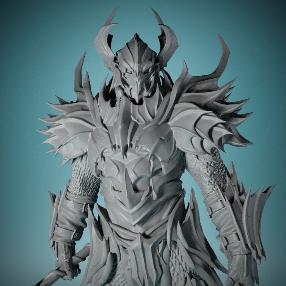 翼なし悪魔騎士 3D プリントモデル置物ボードゲーム戦争チェ - 3D Printing Chess のレビューと価格