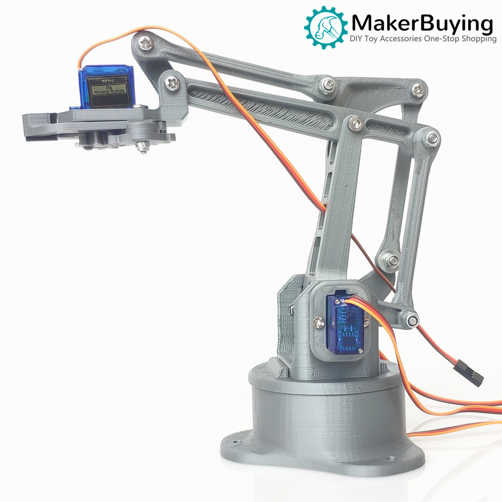Ps2リモートコントロール4度の自由奔放に生きる3D印刷ロボ - 3D Printing Robot Arm のレビューと価格