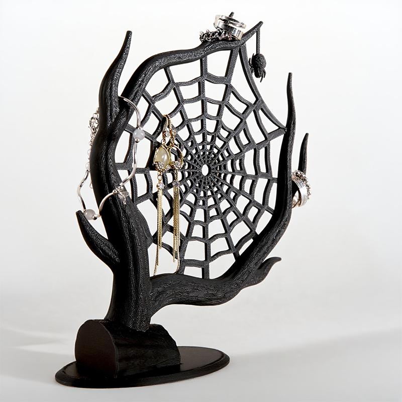 3Dプリント製スパイダーウェブデコレーション、ハロウィンジュ - 3D Printing Web のレビューと価格