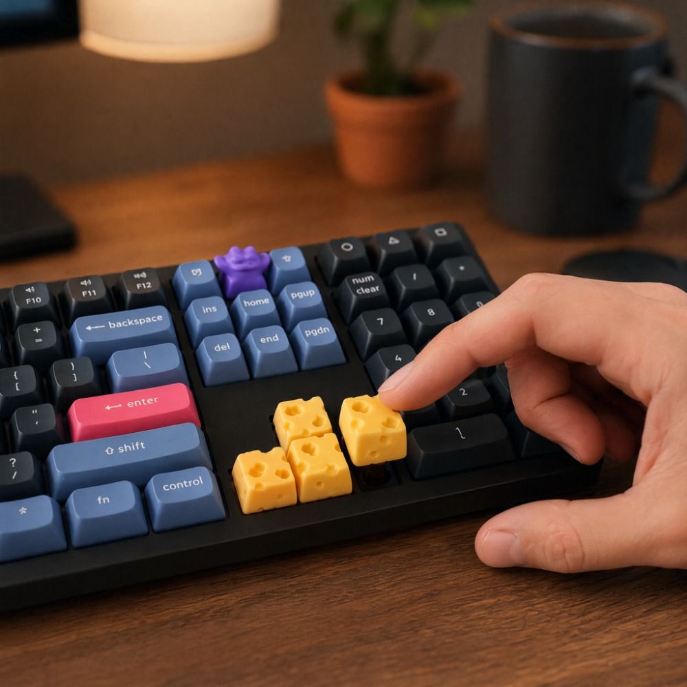 4個入り 3Dプリント チーズケーキ キーキャップ ユニバー - 3D Printing Chess のレビューと価格